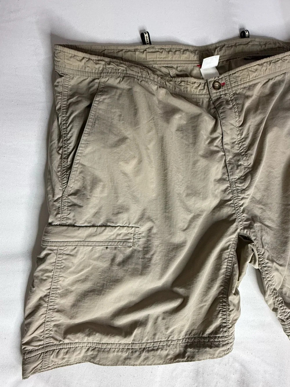 The North Face Khaki Cargo Zip Away “Shorts Only” XL